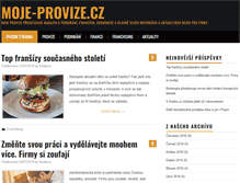 Tablet Screenshot of moje-provize.cz